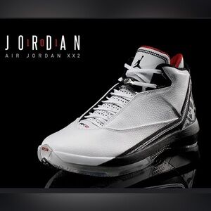 Nike Air Jordan XX2 22 White / Varsity Red / Black Men's Size 9